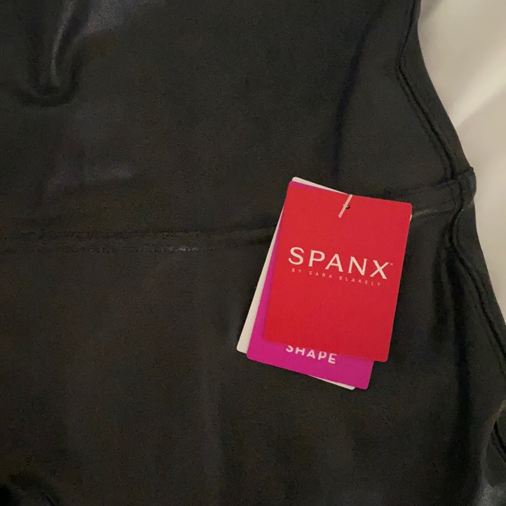 Spanx faux leather Moto leggins